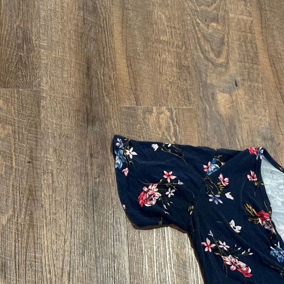 Mix By 41 Hawthorn Womens Navy V-Neck Fit & Flare Dress Size Medium - Picture 8 of 8